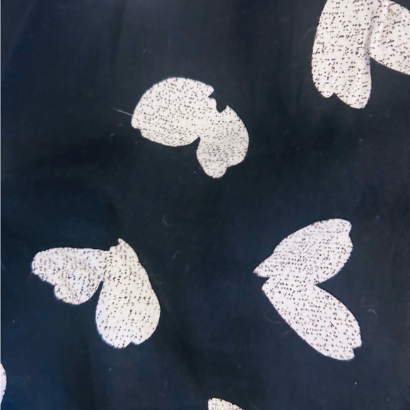 Maeve by Anthropologie Black & White Womens Size Small Heart Print Dress - Picture 13 of 14